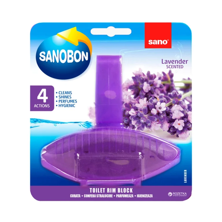 SANO BON უნიტაზის საწმენდი არომატიზატორი “ლავანდა” 55 გრ (სანო)