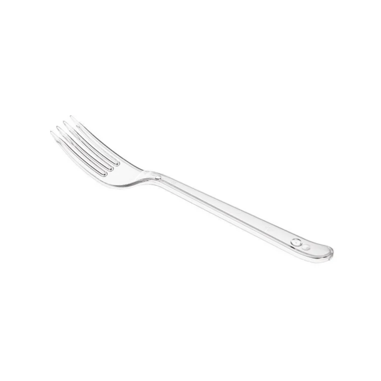 პლასტმასის გამჭვირვალე ჩანგალი