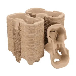 ქაღალდის ჭიქის დამჭერი ორ განყოფილებიანი