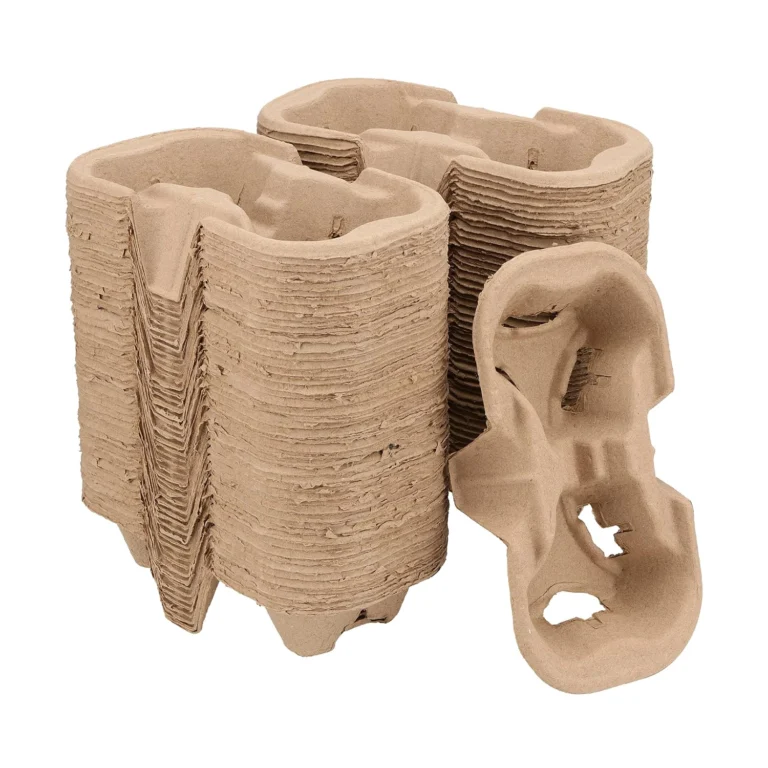 ქაღალდის ჭიქის დამჭერი ორ განყოფილებიანი