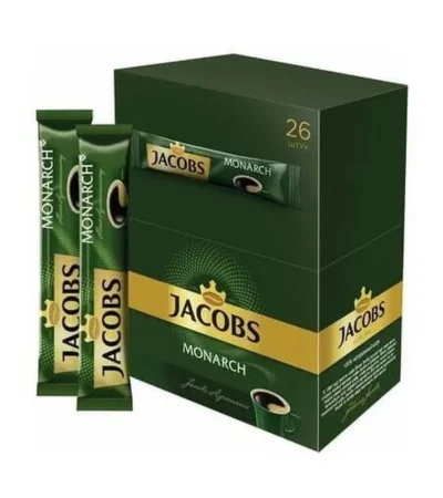 ერთჯერადი ხსნადი ყავა “იაკობს მონარქი / Jacobs Monarch” 1.8 გრ (26ცალი)