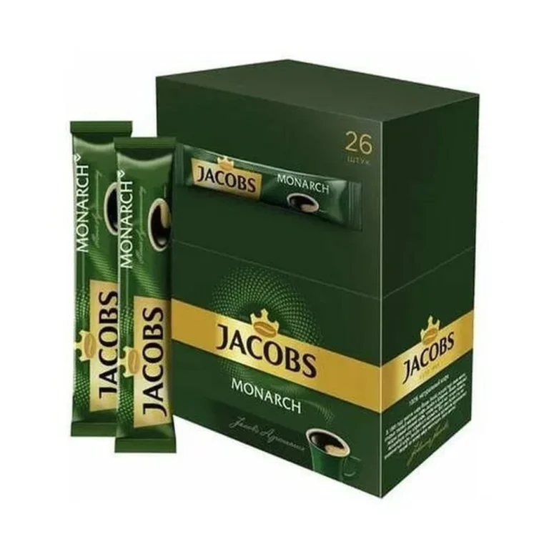 ერთჯერადი ხსნადი ყავა “იაკობს მონარქი / Jacobs Monarch” 1.8 გრ (26ცალი)