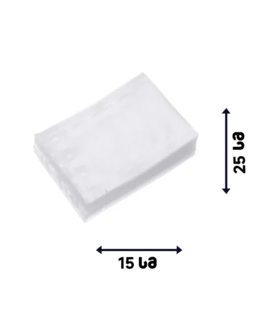 ვაკუუმის პარკები 15×25 სმ