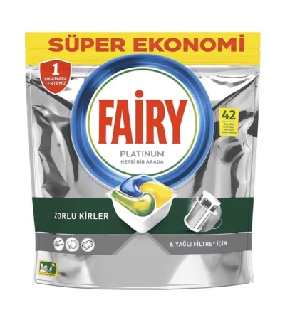 FAIRY-ფეირი PLATINUM ჭურჭლის სარეცხი მანქანის კაფსულები
