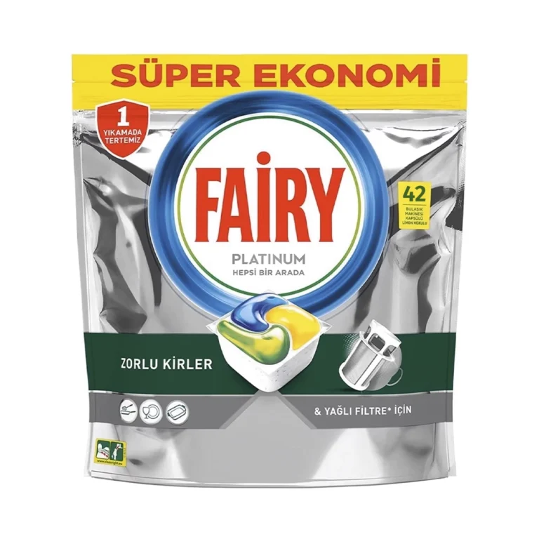 FAIRY-ფეირი PLATINUM ჭურჭლის სარეცხი მანქანის კაფსულები