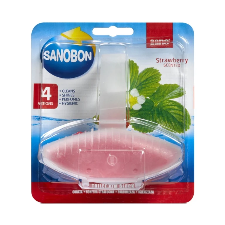 SANO BON უნიტაზის საწმენდი არომატიზატორი “მარწყვი” 55 გრ (სანო)