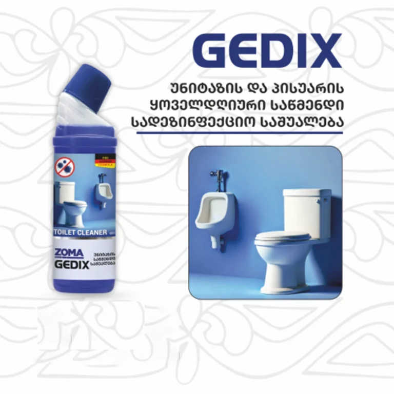 Zoma Gedix უნიტაზის საწმენდი საშუალება