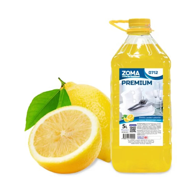 Zoma Premium ლიმონი ჭურჭლის სარეცხი საშუალება (ჟელე)