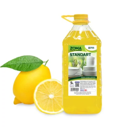 Zoma Standart ლიმონი (PET) ჭურჭლის სარეცხი საშუალება (ჟელე)