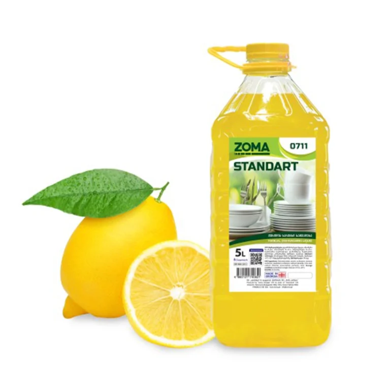 Zoma Standart ლიმონი (PET) ჭურჭლის სარეცხი საშუალება (ჟელე)