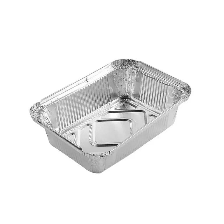 ალუმინის კონტეინერი მეტალიზებული თავსახურით 1000 მლ