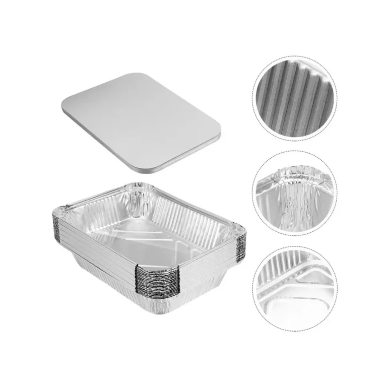 ალუმინის კონტეინერი მეტალიზებული თავსახურით 1000 მლ