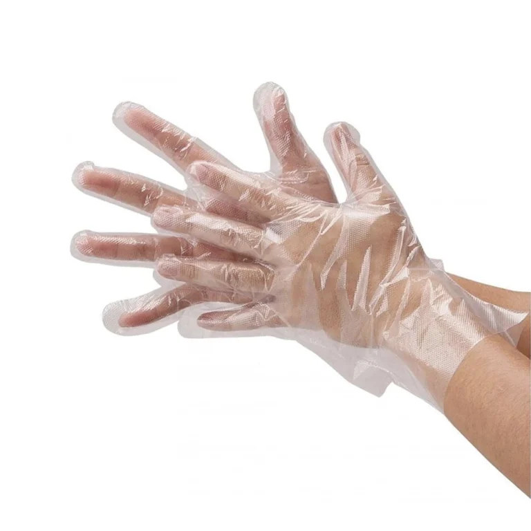 ერთჯერადი ცელოფნის ხელთათმანი