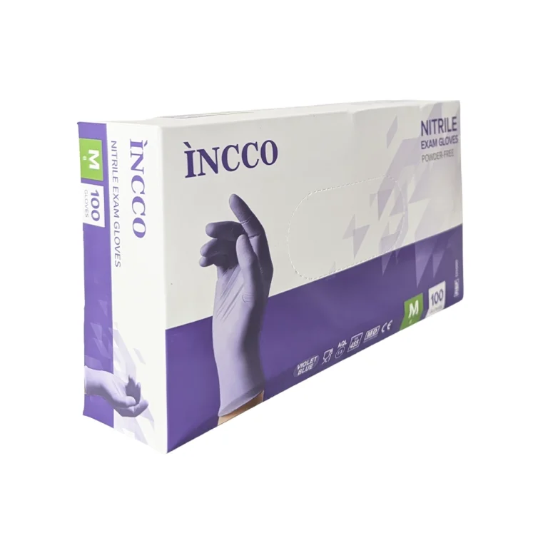 INCCO სამედიცინო ნიტრილის M ზომის ხელთათმანი