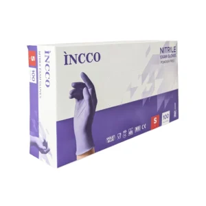 INCCO სამედიცინო ნიტრილის S ზომის ხელთათმანი