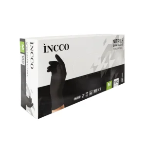 სამედიცინო ნიტრილის უპუდრო M ზომის ხელთათმანი