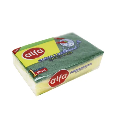 ALFA ჭურჭლის საწმენდი ღრუბელი