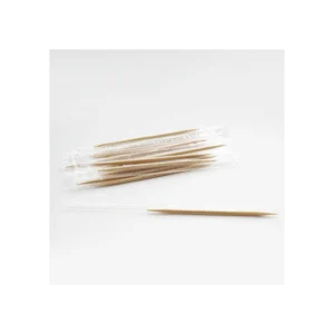 კბილის ჩხირი სათითაოდ შეფუთული