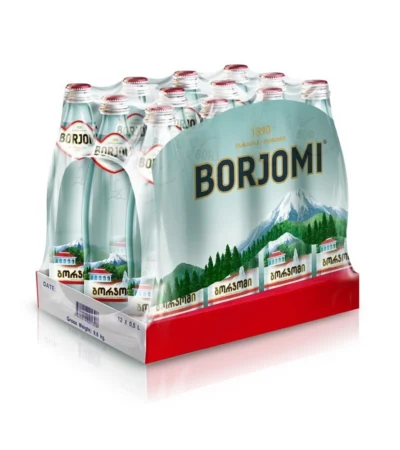 ბორჯომი შუშის ბოთლში, 0.5 ლ