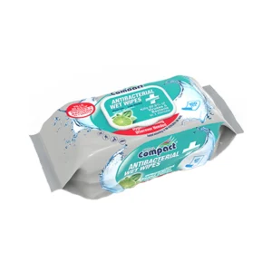 Compact ანტიბაქტერიული სველი ხელსახოცი 100 ცალი