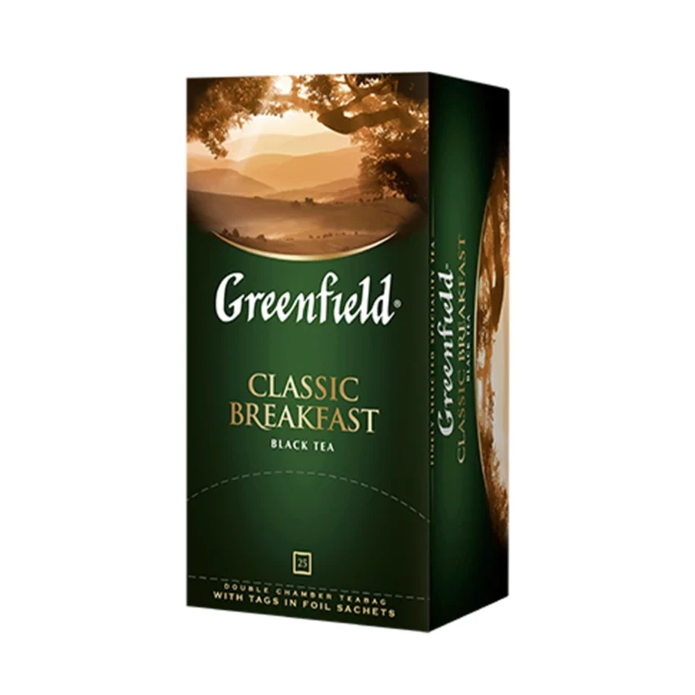 Greenfield Classic Breakfast შავი ჩაი, 25 ცალი