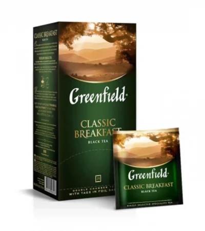 Greenfield Classic Breakfast შავი ჩაი, 25 ცალი