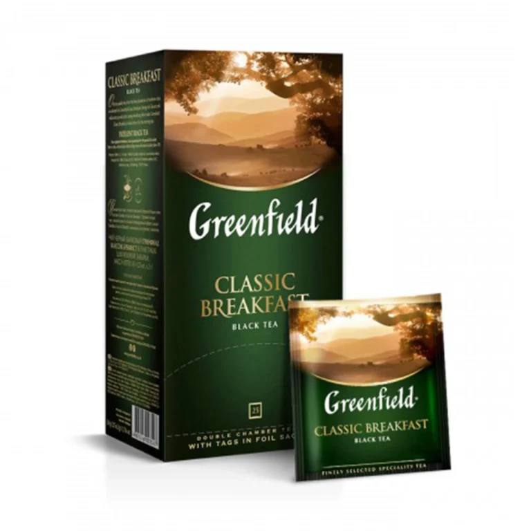 Greenfield Classic Breakfast შავი ჩაი, 25 ცალი