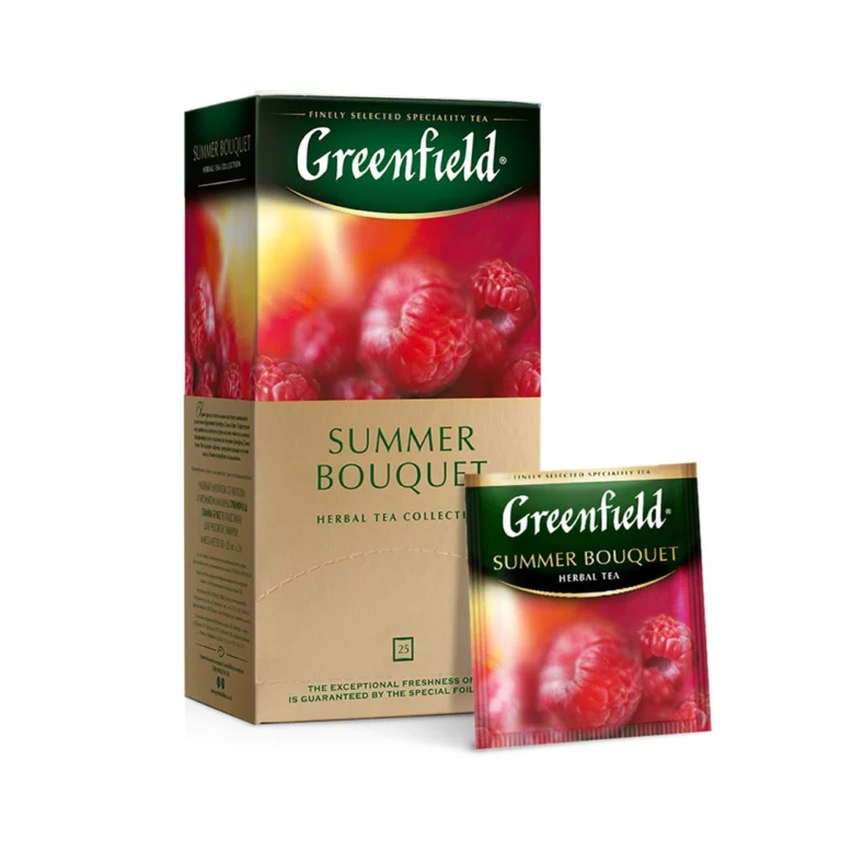 Greenfield Summer Bouquet ხილის ჩაი, 25 ცალი