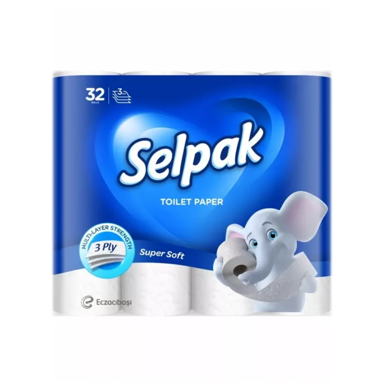 Selpak 3-ფენიანი საპირფარეშოს ქაღალდი 32 ცალი