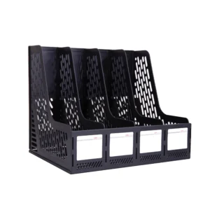 ვერტიკალური პლასტმასის საკანცელარიო თარო 4 განყოფილებით Deli-E9846