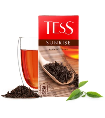 ცეილონის შავი ჩაი Sunrise პაკეტებში 25ც