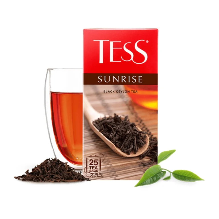 ცეილონის შავი ჩაი Sunrise პაკეტებში 25ც