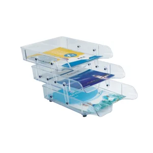 ჰორიზონტალური პლასტმასის საკანცელარიო თარო