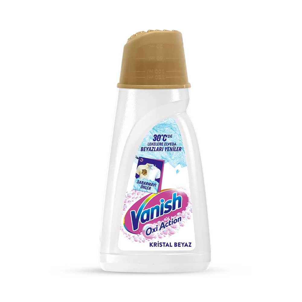 Vanish ლაქების ამომყვანი სითხე თეთრი ქსოვილებისთვის