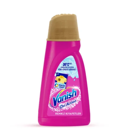 Vanish ლაქების ამომყვანი სითხე ფერადი ქსოვილებისთვის