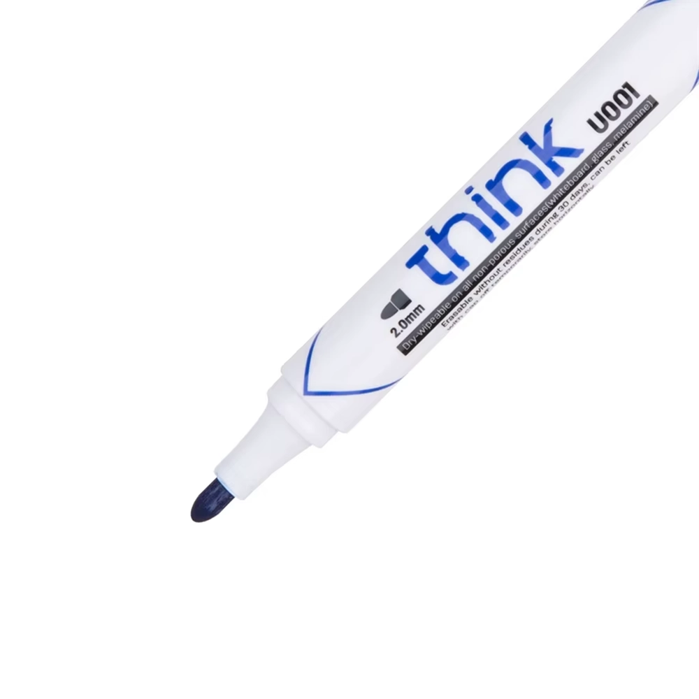 დაფის მარკერი ლურჯი Deli EU00130