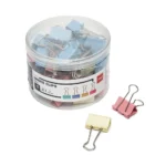 ფერადი მეტალის კლიპსი 25მმ Deli-8554