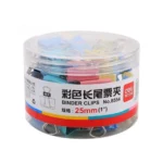 ფერადი მეტალის კლიპსი 25მმ Deli-8554 - Image 3