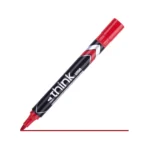 მარკერი პერმანენტული წითელი Deli EU10040 - Image 3