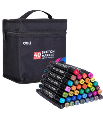 მარკერი Sketch Marker Deli 70806-40 ფერი
