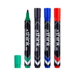 მარკერი პერმანენტული 4 ცალი Deli U10101