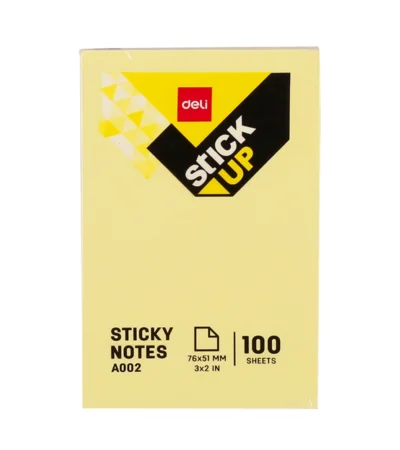 ჩასანიშნი წებოვანი 76×51მმ 100ფ Deli EA00253