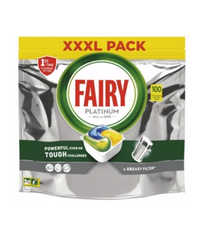 FAIRY-ფეირი PLATINUM ჭურჭლის სარეცხი მანქანის კაფსულები