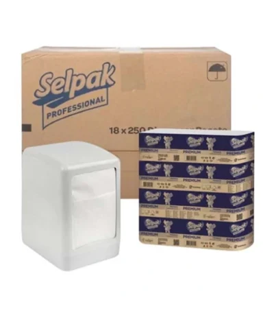 Selpak Professional სელპაკი მაგიდის დისპენსერის ხელსახოცი
