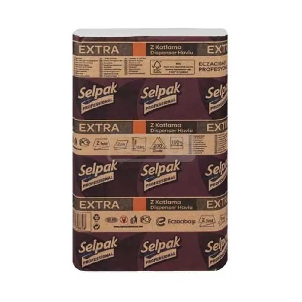 Selpak სელპაკი Professional Z ხელსახოცი 200ც