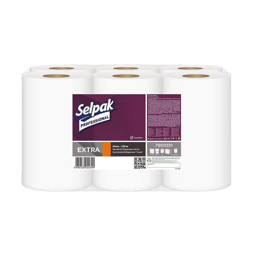 Selpak სელპაკი ლაზერის ხელსახოცი რულონი