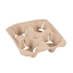 ქაღალდის ჭიქის დამჭერი 4 განყოფილებიანი