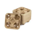 ქაღალდის ჭიქის დამჭერი 4 განყოფილებიანი