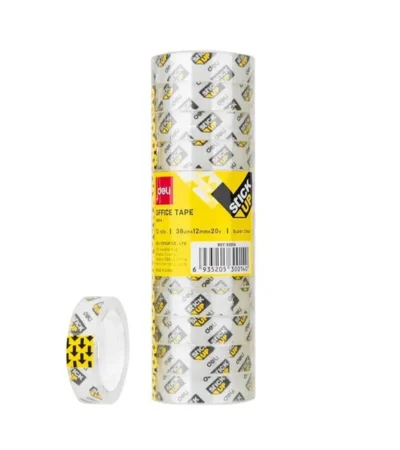 სკოჩი პატარა 12მმx20მ Deli 30014