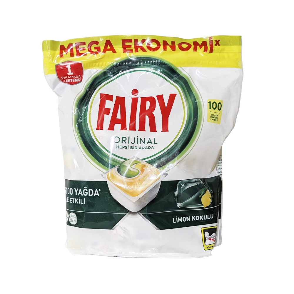 FAIRY ფეირი Orijinal ჭურჭლის სარეცხი მანქანის კაფსულები